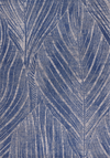 Indigo 1220-075 Palms Soft Blue 5' x 8'